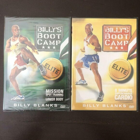 Billy Blanks Billys Boot Camp Elite Lot of 2 DVDs Sealed Cardio Lower Body - Picture 2 of 5